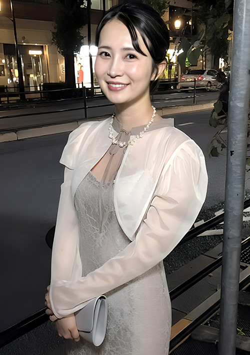 結婚式帰りにお口だけでコンドーム装着にチャレンジ！妊娠願望爆アゲ！きのこ頭チ○ポに秒でイキまくる性欲モンスター爆誕・enanpadx-0563・エロ