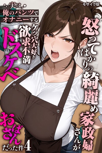怒ってばかりの綺麗め家政婦さんが実は俺のパンツでオナニーするケツ穴大好き欲求不満ドスケベオバサンだった件【単話】(4) モザイク版 きょこーの王国 あいラビ