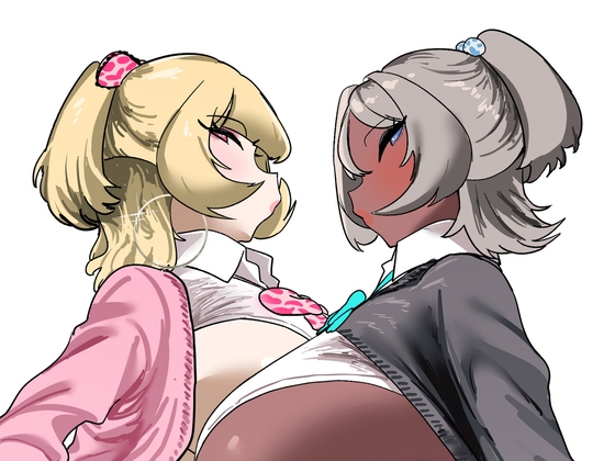 Mカップギャル VS Uカップギャル 【RJ01715915】hitomi&エロ漫画